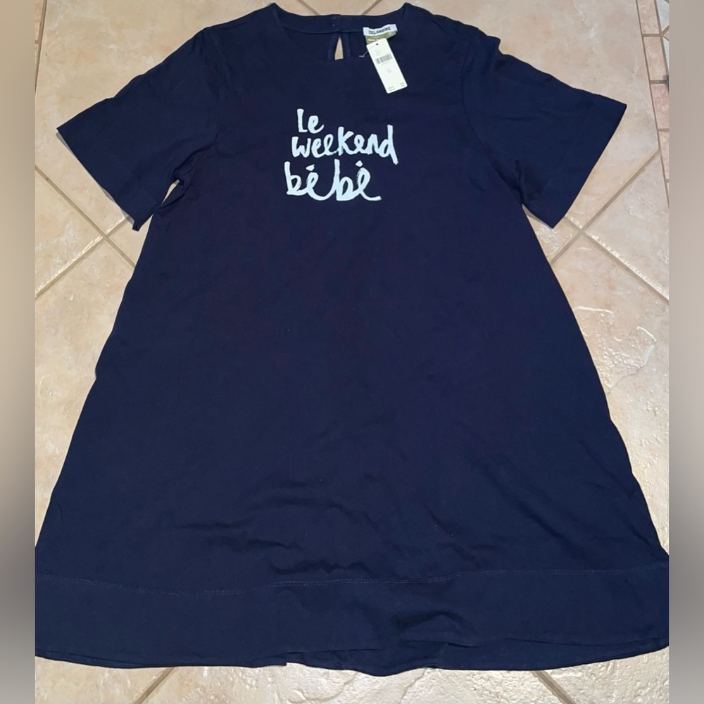 Anthropologie Celandine Revolve Short Sleeve T Shirt Beach Swing Dress XS - Picture 6 of 12